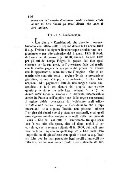 Giornale del Foro in cui si raccolgono le più importanti regiudicate dei supremi tribunali di Roma e dello Stato pontificio in materia civile