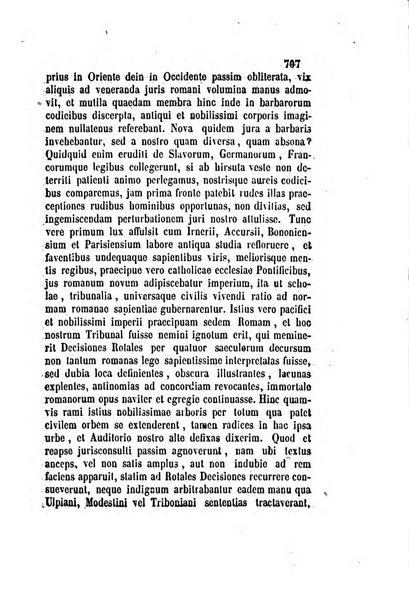 Giornale del Foro in cui si raccolgono le più importanti regiudicate dei supremi tribunali di Roma e dello Stato pontificio in materia civile