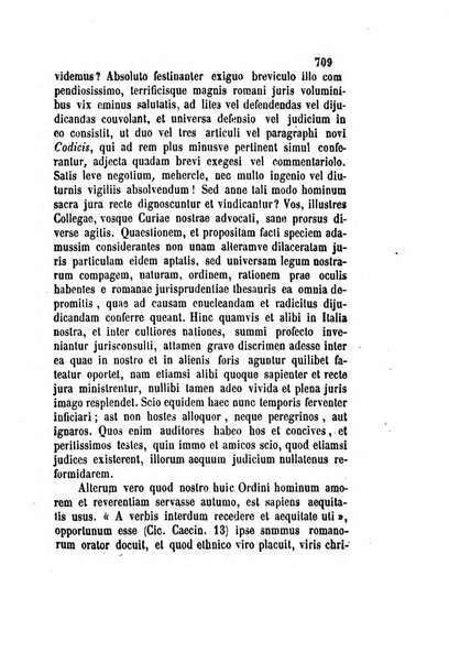 Giornale del Foro in cui si raccolgono le più importanti regiudicate dei supremi tribunali di Roma e dello Stato pontificio in materia civile