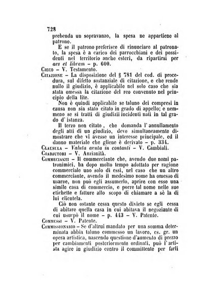 Giornale del Foro in cui si raccolgono le più importanti regiudicate dei supremi tribunali di Roma e dello Stato pontificio in materia civile