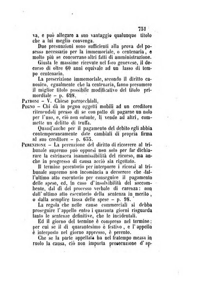 Giornale del Foro in cui si raccolgono le più importanti regiudicate dei supremi tribunali di Roma e dello Stato pontificio in materia civile