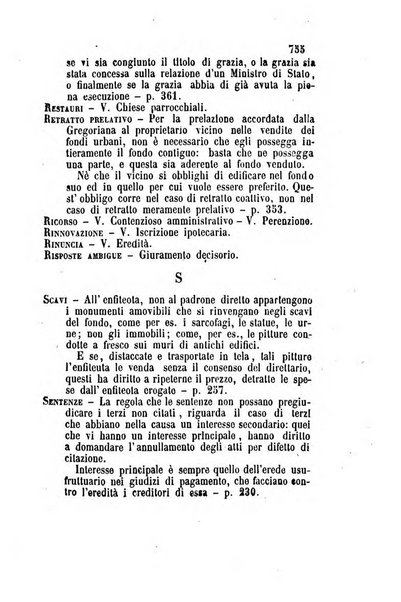 Giornale del Foro in cui si raccolgono le più importanti regiudicate dei supremi tribunali di Roma e dello Stato pontificio in materia civile