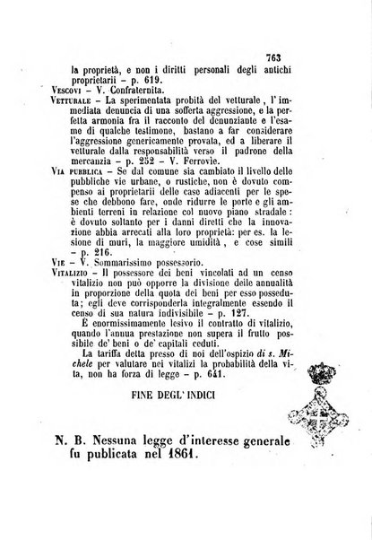 Giornale del Foro in cui si raccolgono le più importanti regiudicate dei supremi tribunali di Roma e dello Stato pontificio in materia civile