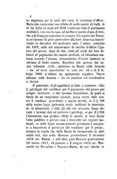 Giornale del Foro in cui si raccolgono le più importanti regiudicate dei supremi tribunali di Roma e dello Stato pontificio in materia civile