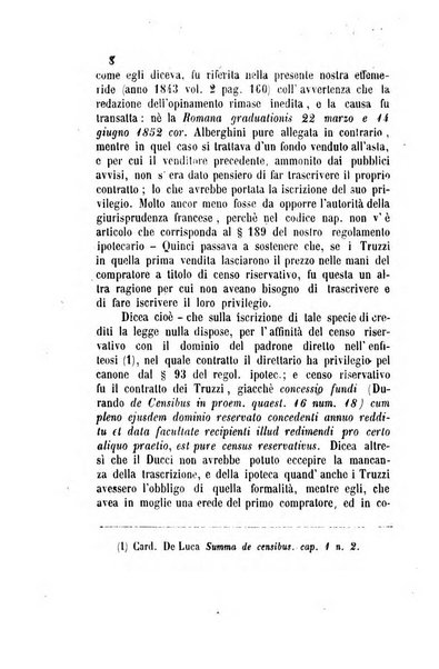 Giornale del Foro in cui si raccolgono le più importanti regiudicate dei supremi tribunali di Roma e dello Stato pontificio in materia civile