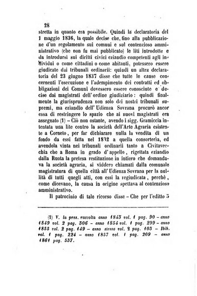 Giornale del Foro in cui si raccolgono le più importanti regiudicate dei supremi tribunali di Roma e dello Stato pontificio in materia civile