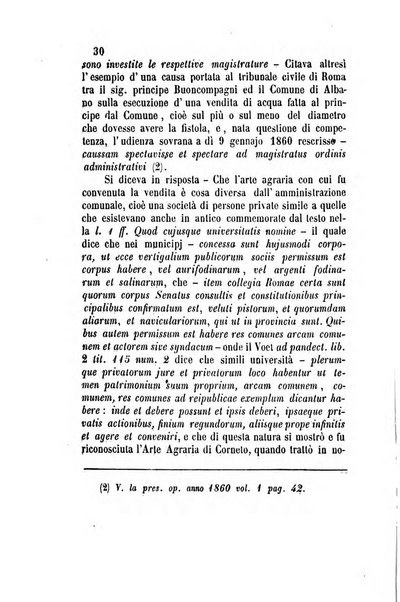 Giornale del Foro in cui si raccolgono le più importanti regiudicate dei supremi tribunali di Roma e dello Stato pontificio in materia civile