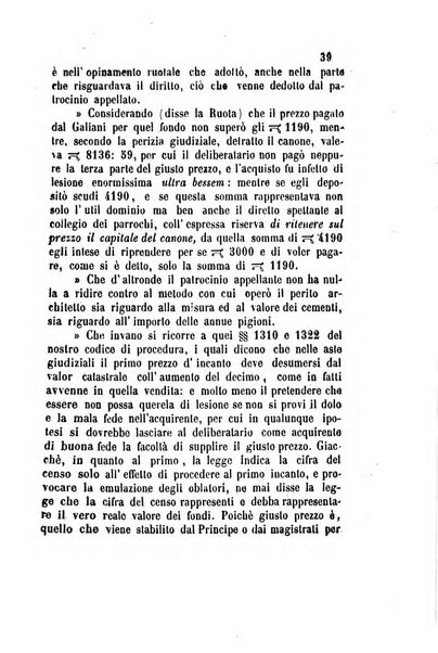 Giornale del Foro in cui si raccolgono le più importanti regiudicate dei supremi tribunali di Roma e dello Stato pontificio in materia civile