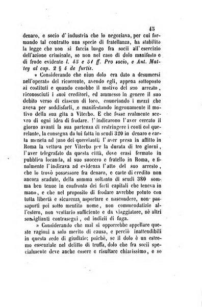 Giornale del Foro in cui si raccolgono le più importanti regiudicate dei supremi tribunali di Roma e dello Stato pontificio in materia civile