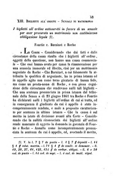 Giornale del Foro in cui si raccolgono le più importanti regiudicate dei supremi tribunali di Roma e dello Stato pontificio in materia civile