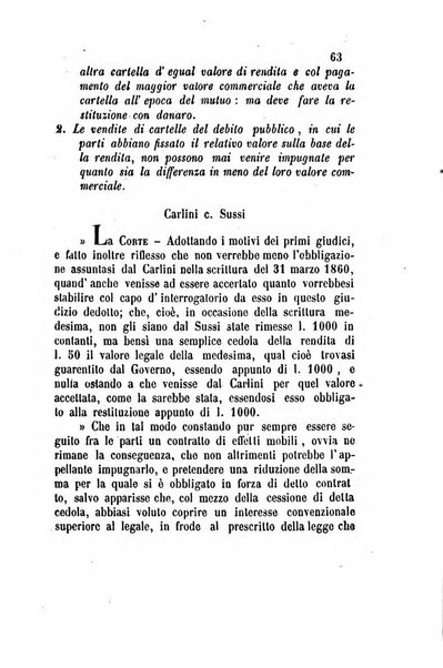 Giornale del Foro in cui si raccolgono le più importanti regiudicate dei supremi tribunali di Roma e dello Stato pontificio in materia civile