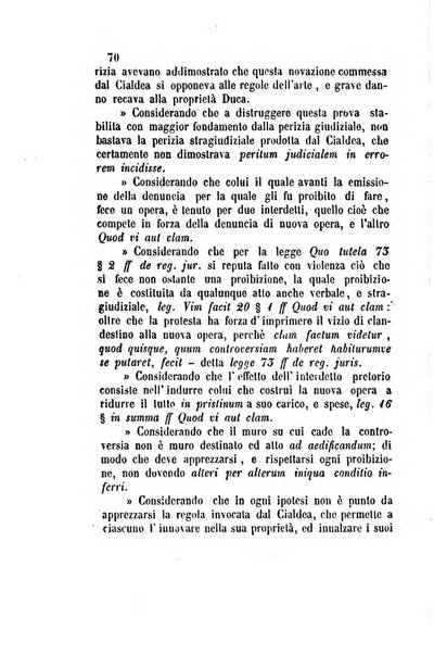 Giornale del Foro in cui si raccolgono le più importanti regiudicate dei supremi tribunali di Roma e dello Stato pontificio in materia civile