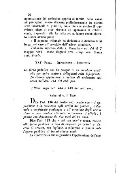 Giornale del Foro in cui si raccolgono le più importanti regiudicate dei supremi tribunali di Roma e dello Stato pontificio in materia civile