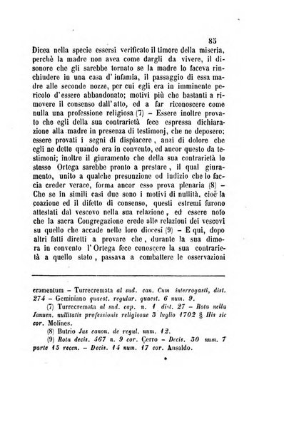 Giornale del Foro in cui si raccolgono le più importanti regiudicate dei supremi tribunali di Roma e dello Stato pontificio in materia civile