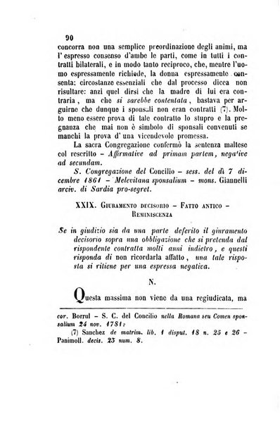 Giornale del Foro in cui si raccolgono le più importanti regiudicate dei supremi tribunali di Roma e dello Stato pontificio in materia civile