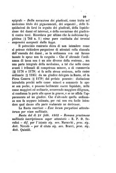 Giornale del Foro in cui si raccolgono le più importanti regiudicate dei supremi tribunali di Roma e dello Stato pontificio in materia civile