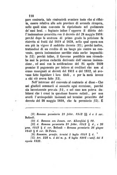 Giornale del Foro in cui si raccolgono le più importanti regiudicate dei supremi tribunali di Roma e dello Stato pontificio in materia civile