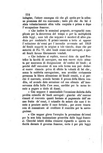 Giornale del Foro in cui si raccolgono le più importanti regiudicate dei supremi tribunali di Roma e dello Stato pontificio in materia civile