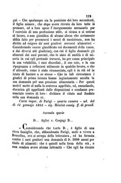 Giornale del Foro in cui si raccolgono le più importanti regiudicate dei supremi tribunali di Roma e dello Stato pontificio in materia civile