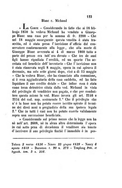 Giornale del Foro in cui si raccolgono le più importanti regiudicate dei supremi tribunali di Roma e dello Stato pontificio in materia civile