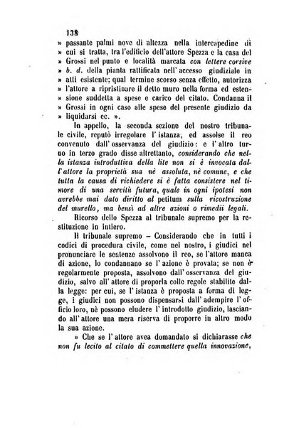 Giornale del Foro in cui si raccolgono le più importanti regiudicate dei supremi tribunali di Roma e dello Stato pontificio in materia civile