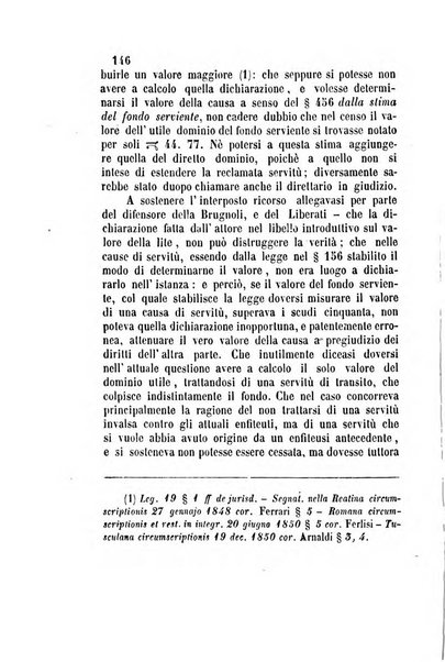 Giornale del Foro in cui si raccolgono le più importanti regiudicate dei supremi tribunali di Roma e dello Stato pontificio in materia civile