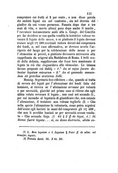 Giornale del Foro in cui si raccolgono le più importanti regiudicate dei supremi tribunali di Roma e dello Stato pontificio in materia civile