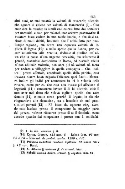 Giornale del Foro in cui si raccolgono le più importanti regiudicate dei supremi tribunali di Roma e dello Stato pontificio in materia civile