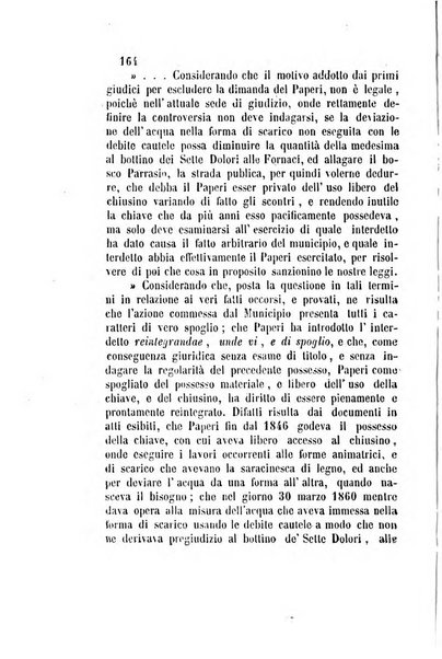 Giornale del Foro in cui si raccolgono le più importanti regiudicate dei supremi tribunali di Roma e dello Stato pontificio in materia civile