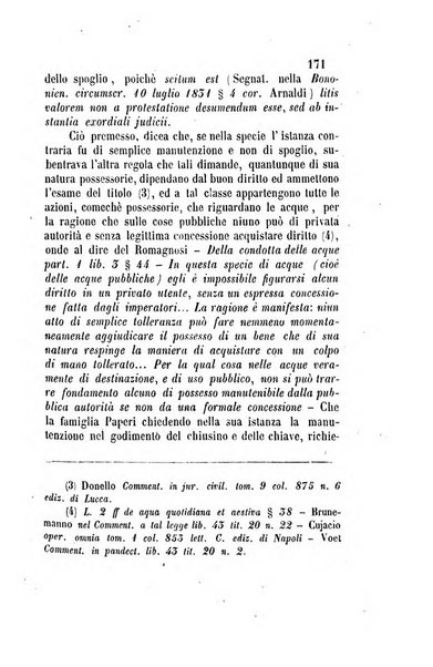 Giornale del Foro in cui si raccolgono le più importanti regiudicate dei supremi tribunali di Roma e dello Stato pontificio in materia civile