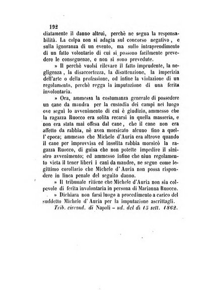 Giornale del Foro in cui si raccolgono le più importanti regiudicate dei supremi tribunali di Roma e dello Stato pontificio in materia civile