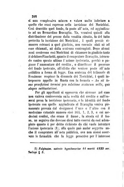 Giornale del Foro in cui si raccolgono le più importanti regiudicate dei supremi tribunali di Roma e dello Stato pontificio in materia civile