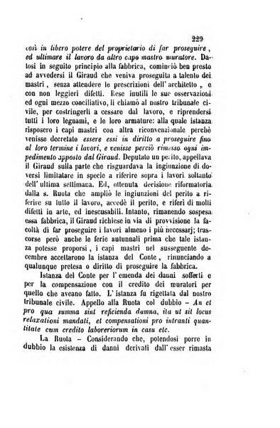 Giornale del Foro in cui si raccolgono le più importanti regiudicate dei supremi tribunali di Roma e dello Stato pontificio in materia civile