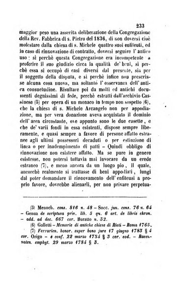 Giornale del Foro in cui si raccolgono le più importanti regiudicate dei supremi tribunali di Roma e dello Stato pontificio in materia civile