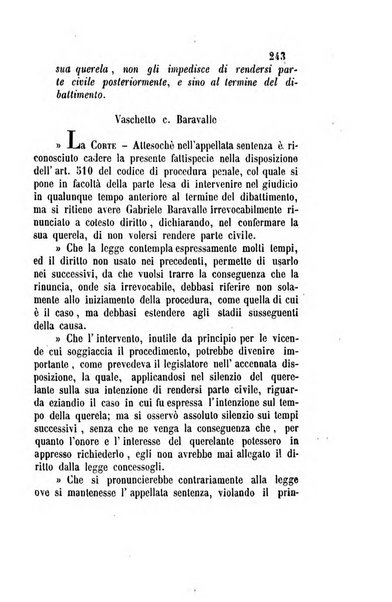 Giornale del Foro in cui si raccolgono le più importanti regiudicate dei supremi tribunali di Roma e dello Stato pontificio in materia civile