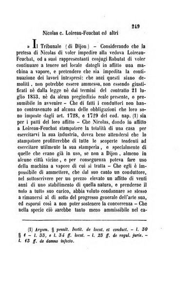 Giornale del Foro in cui si raccolgono le più importanti regiudicate dei supremi tribunali di Roma e dello Stato pontificio in materia civile