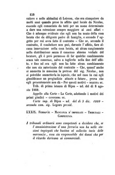 Giornale del Foro in cui si raccolgono le più importanti regiudicate dei supremi tribunali di Roma e dello Stato pontificio in materia civile