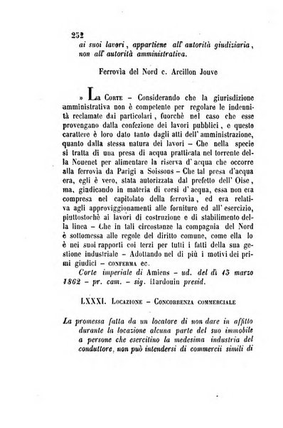 Giornale del Foro in cui si raccolgono le più importanti regiudicate dei supremi tribunali di Roma e dello Stato pontificio in materia civile