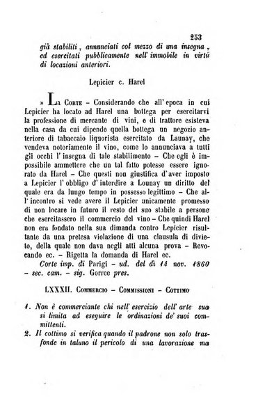 Giornale del Foro in cui si raccolgono le più importanti regiudicate dei supremi tribunali di Roma e dello Stato pontificio in materia civile