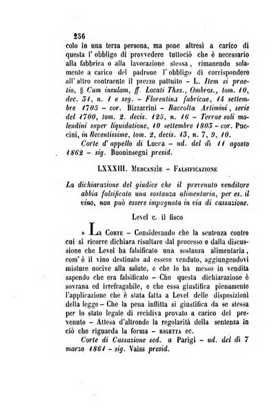 Giornale del Foro in cui si raccolgono le più importanti regiudicate dei supremi tribunali di Roma e dello Stato pontificio in materia civile