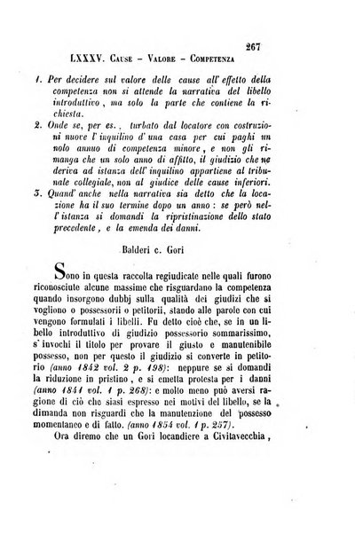 Giornale del Foro in cui si raccolgono le più importanti regiudicate dei supremi tribunali di Roma e dello Stato pontificio in materia civile