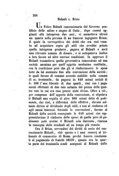 Giornale del Foro in cui si raccolgono le più importanti regiudicate dei supremi tribunali di Roma e dello Stato pontificio in materia civile