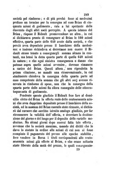 Giornale del Foro in cui si raccolgono le più importanti regiudicate dei supremi tribunali di Roma e dello Stato pontificio in materia civile