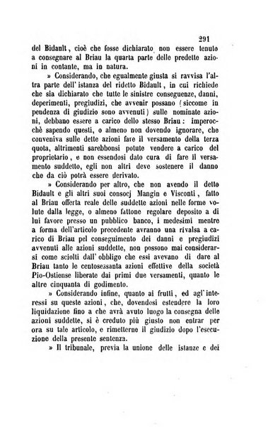 Giornale del Foro in cui si raccolgono le più importanti regiudicate dei supremi tribunali di Roma e dello Stato pontificio in materia civile