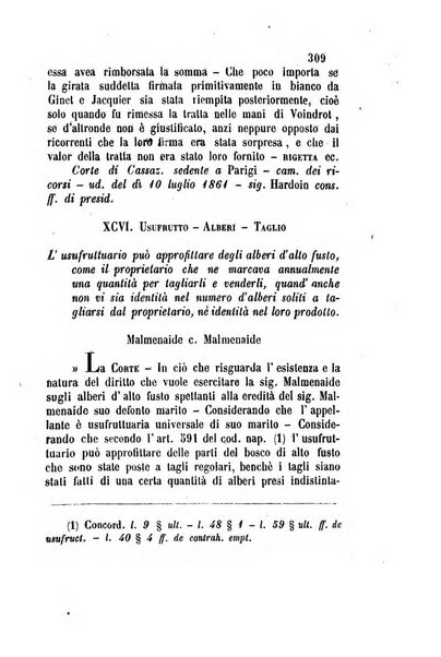 Giornale del Foro in cui si raccolgono le più importanti regiudicate dei supremi tribunali di Roma e dello Stato pontificio in materia civile