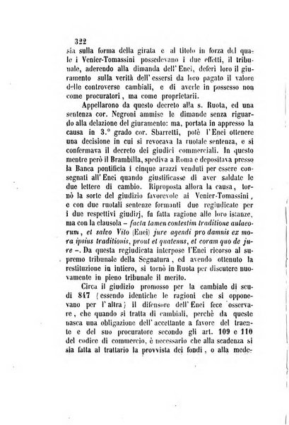 Giornale del Foro in cui si raccolgono le più importanti regiudicate dei supremi tribunali di Roma e dello Stato pontificio in materia civile