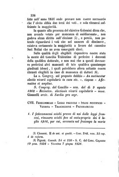 Giornale del Foro in cui si raccolgono le più importanti regiudicate dei supremi tribunali di Roma e dello Stato pontificio in materia civile