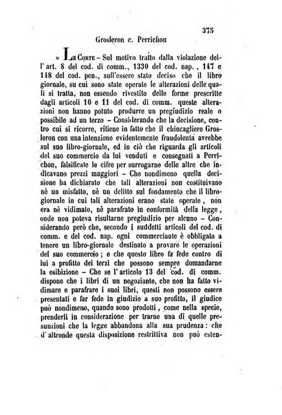 Giornale del Foro in cui si raccolgono le più importanti regiudicate dei supremi tribunali di Roma e dello Stato pontificio in materia civile