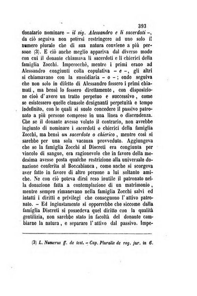 Giornale del Foro in cui si raccolgono le più importanti regiudicate dei supremi tribunali di Roma e dello Stato pontificio in materia civile