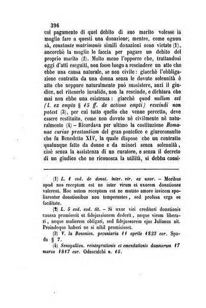 Giornale del Foro in cui si raccolgono le più importanti regiudicate dei supremi tribunali di Roma e dello Stato pontificio in materia civile